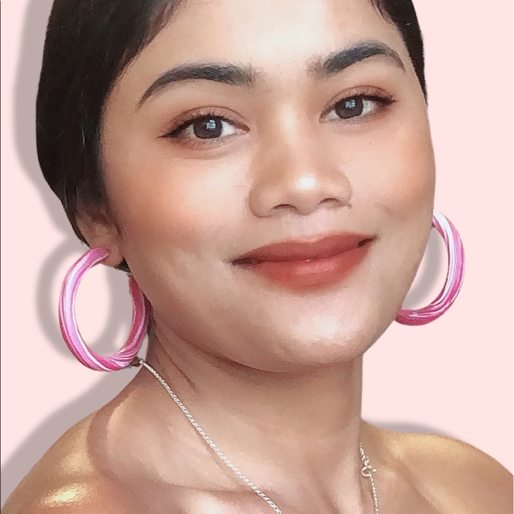 Handmade Hoop Earring - Picture 2 of 2